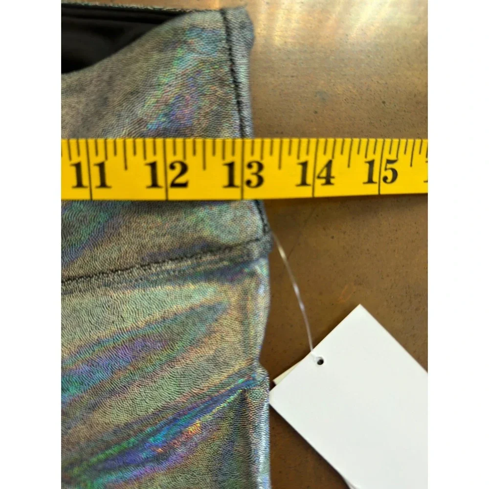 Heroine Sport Women's Medium Iridescent Holographic High Rise Leggings NWT - Picture 7 of 7